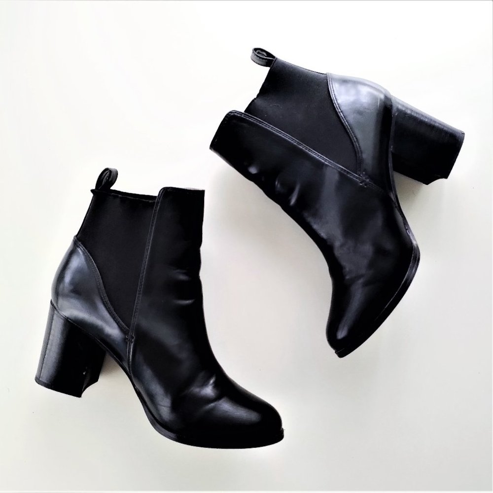 H&M Chelsea Ankle Boots Block Heel